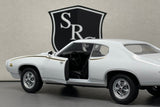 Pontiac GTO White - Welly 1:24 Diecast