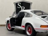 Porsche 911 Carrera RS 2.7 White - Welly 1:24 Diecast