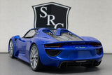 Porsche 918 Spyder Blue - Welly 1:24 Diecast