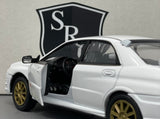 Subaru Impreza WRX STI White - Motormax 1:24 Diecast