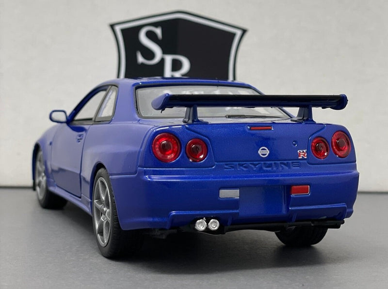 Nissan Skyline GTR R34 - Welly 1:24 Diecast
