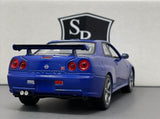 Nissan Skyline GTR R34 - Welly 1:24 Diecast